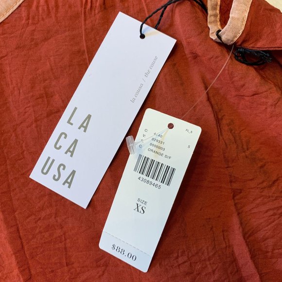 NWT Anthropologie x Lacausa Slip Dress Size XS - Picture 9 of 11